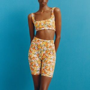 Floral Print Atheltic Set